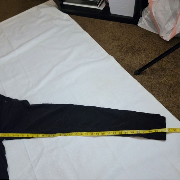 AG Adriano Goldschmied Black Corduroy Legging Super Skinny Jean Size 26 - Picture 9 of 12